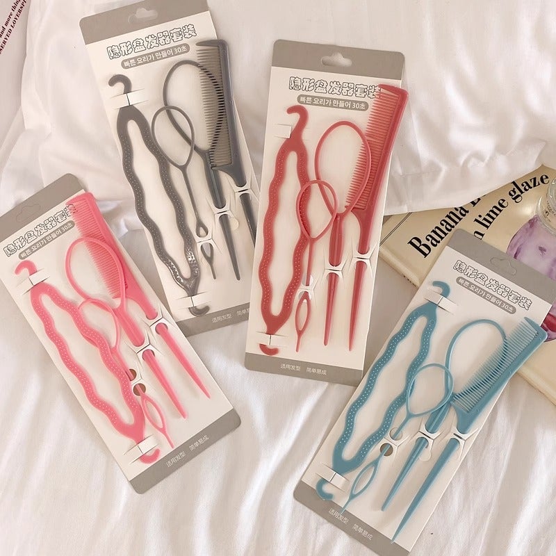 Children'S Hair Braiding Tool Lazy Bun Hair Styling Needle Magic Tool For Girls Braids Hair Threading Hair Tying Device - Image 5